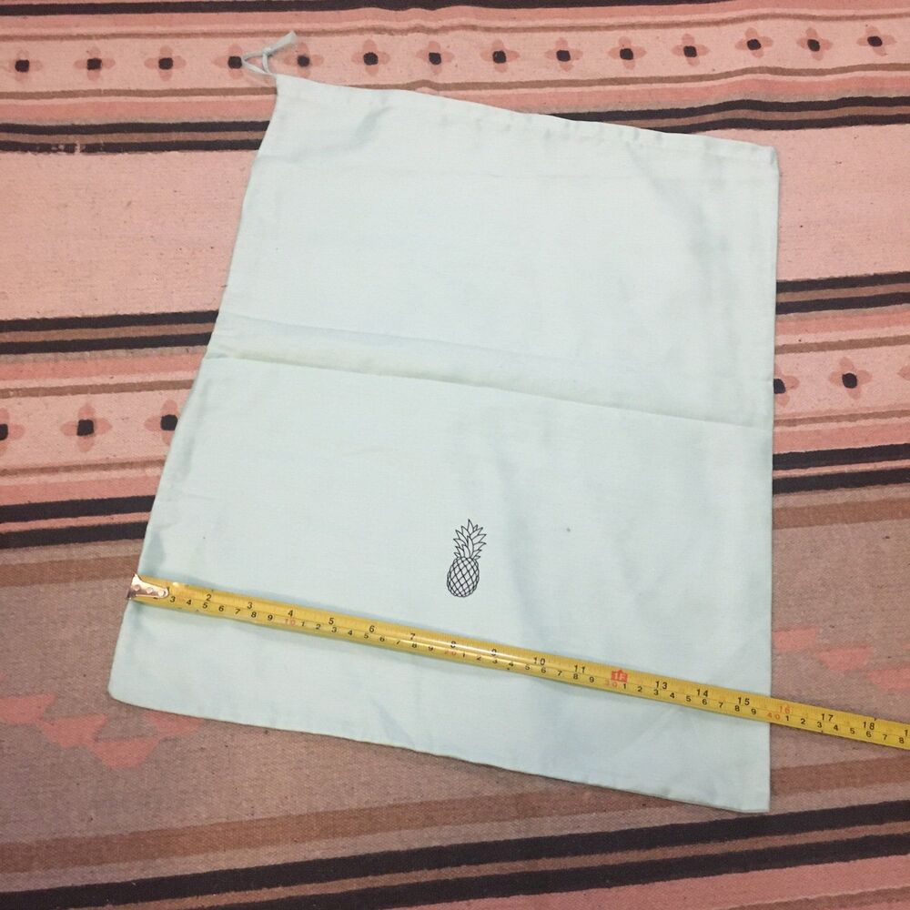 Acquazzura Light teal Dust bag 19” x 15” drawstring garment bag new - Picture 3 of 3